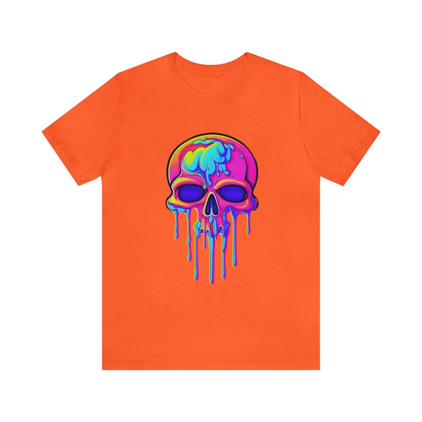 Chromatic Bones: Drippy Skeleton Delight Tee