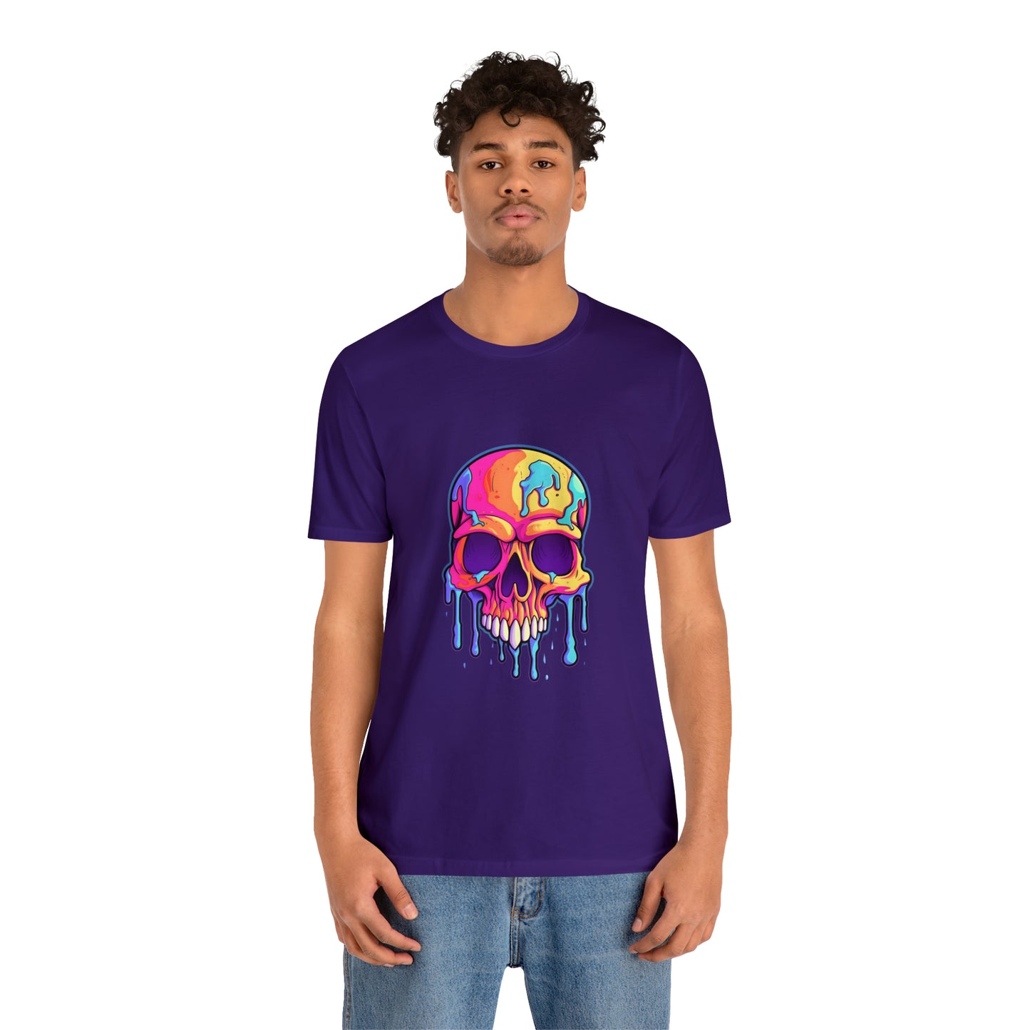 Kaleidoscope Cadaver: Color Burst Skeleton Tee