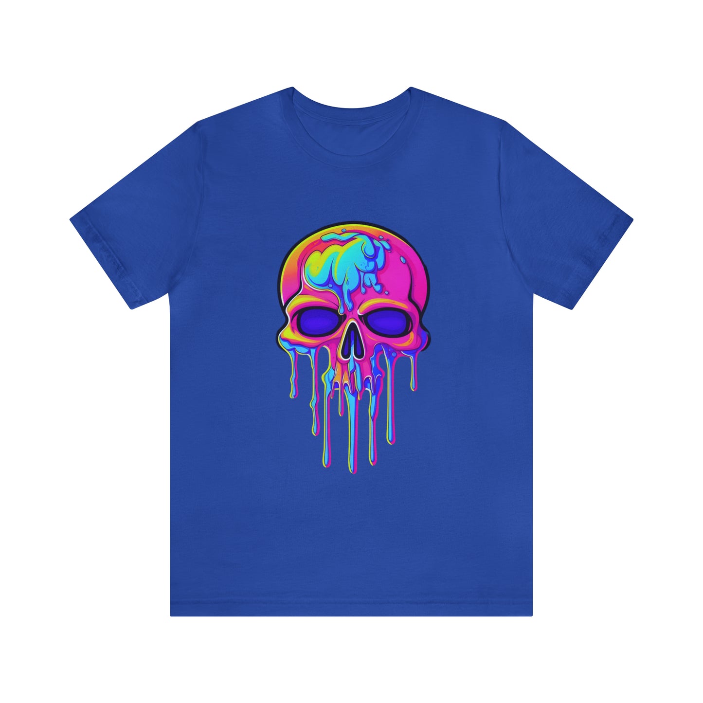 Chromatic Bones: Drippy Skeleton Delight Tee