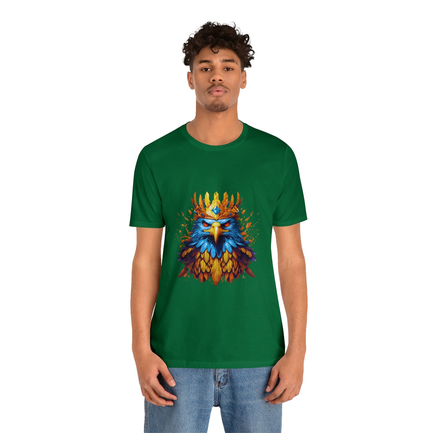 Unisex Jersey Short Sleeve Tee (Eagle with crown)