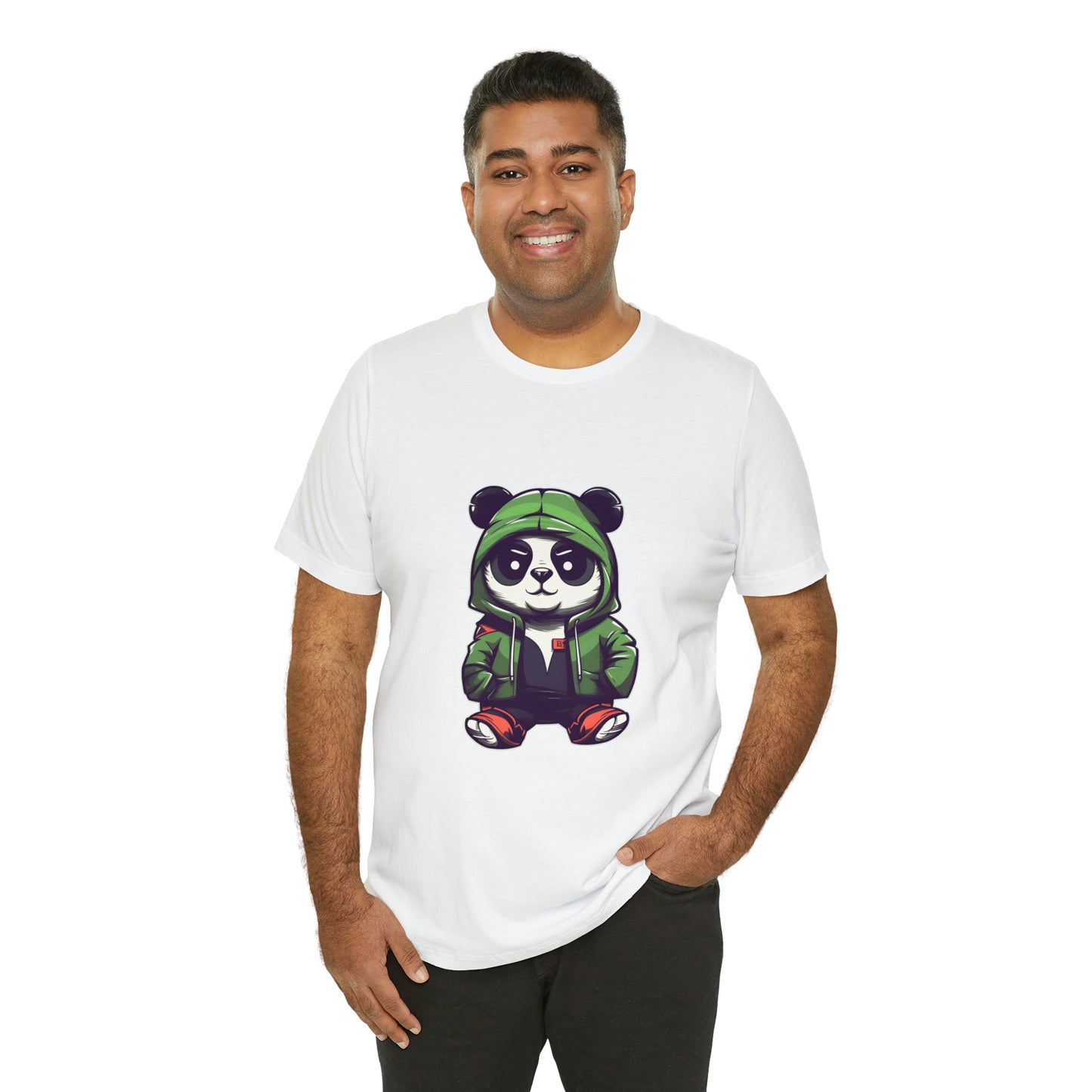Unisex Jersey Short Sleeve Tee (Panda)