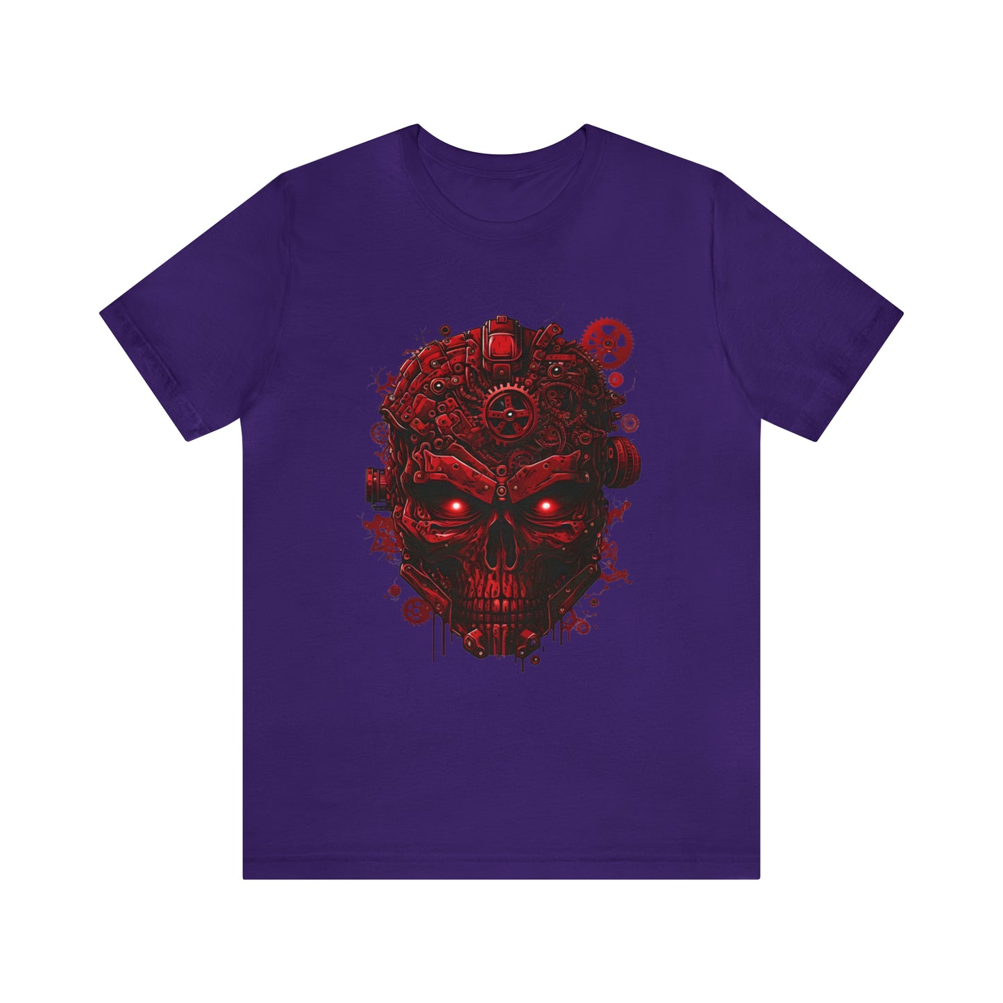 Unisex Jersey Short Sleeve Tee (Red Skull)