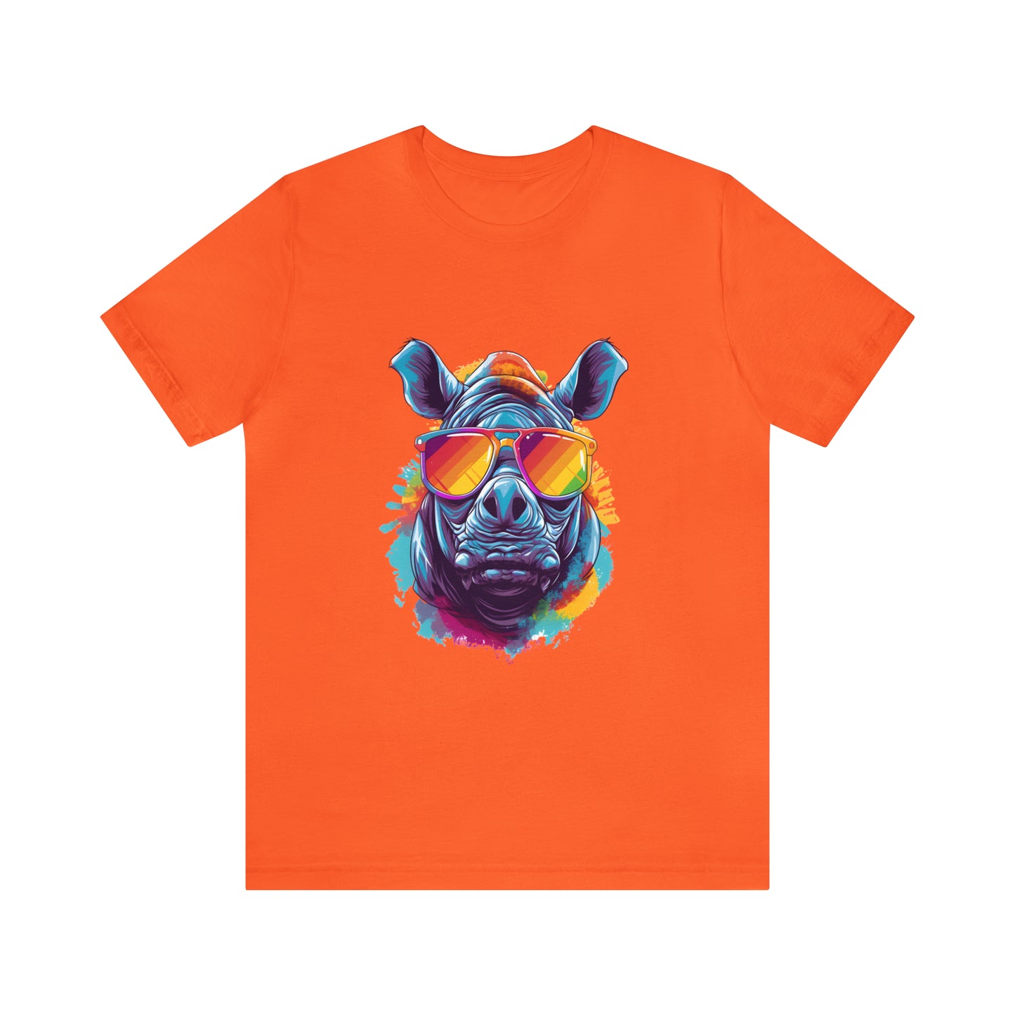 Unisex Jersey Short Sleeve Tee (Summer Rhino)