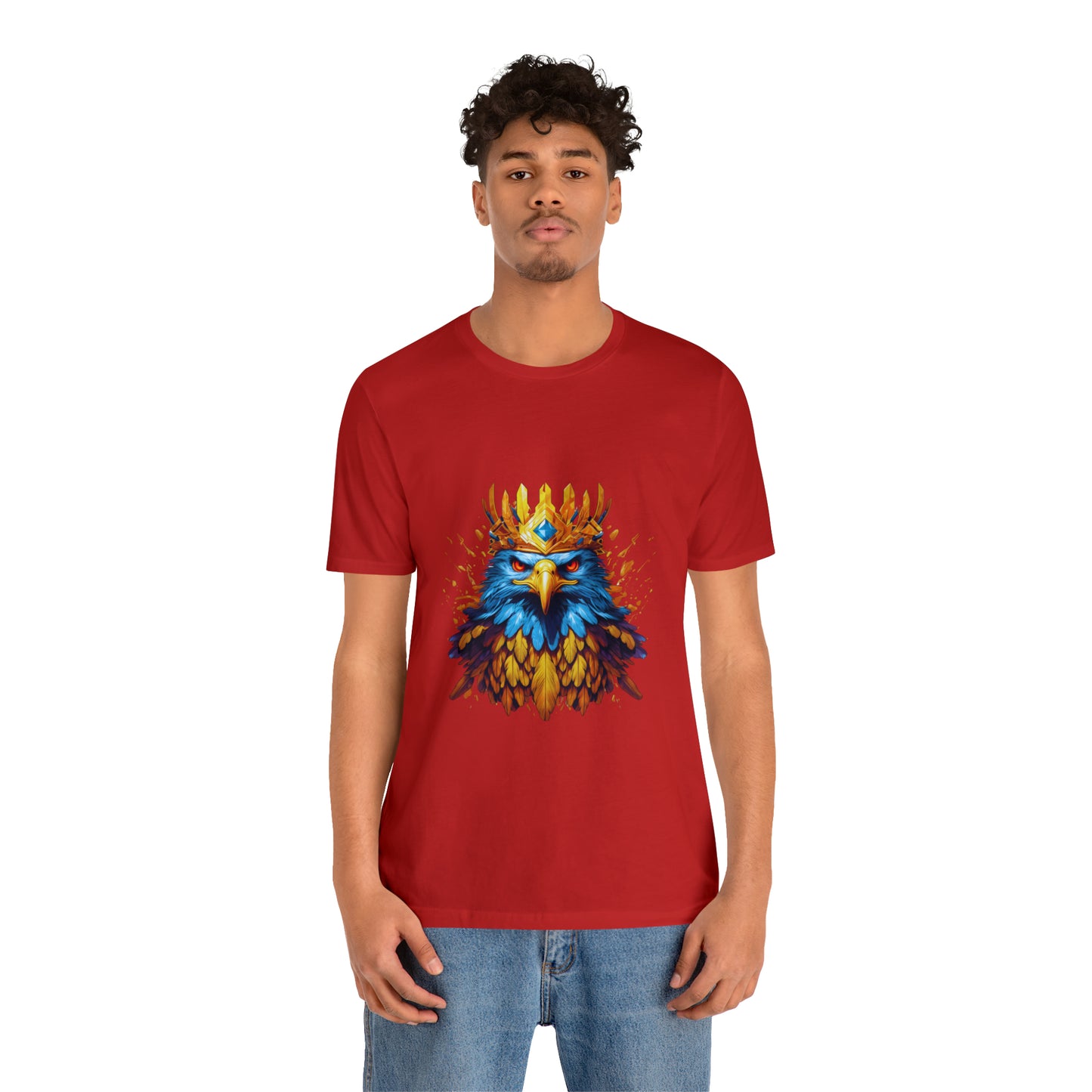 Unisex Jersey Short Sleeve Tee (Eagle with crown)