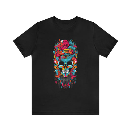 Unisex Jersey Short Sleeve Tee (Skull)