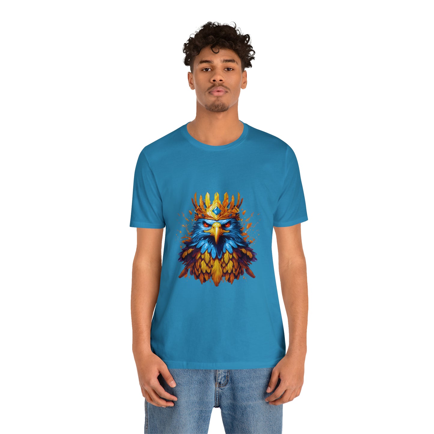 Unisex Jersey Short Sleeve Tee (Eagle with crown)