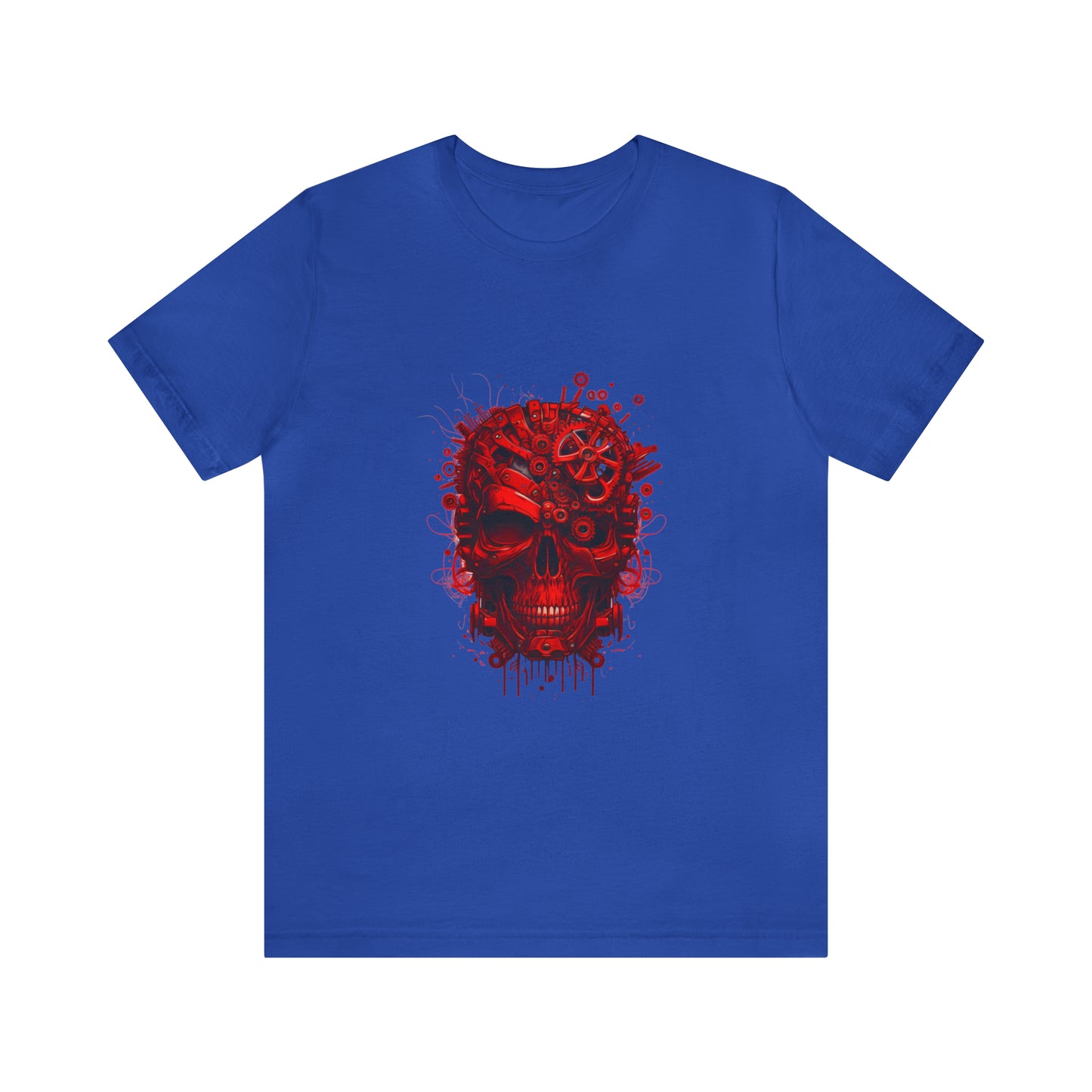 Unisex Jersey Short Sleeve Tee (Red Skull)