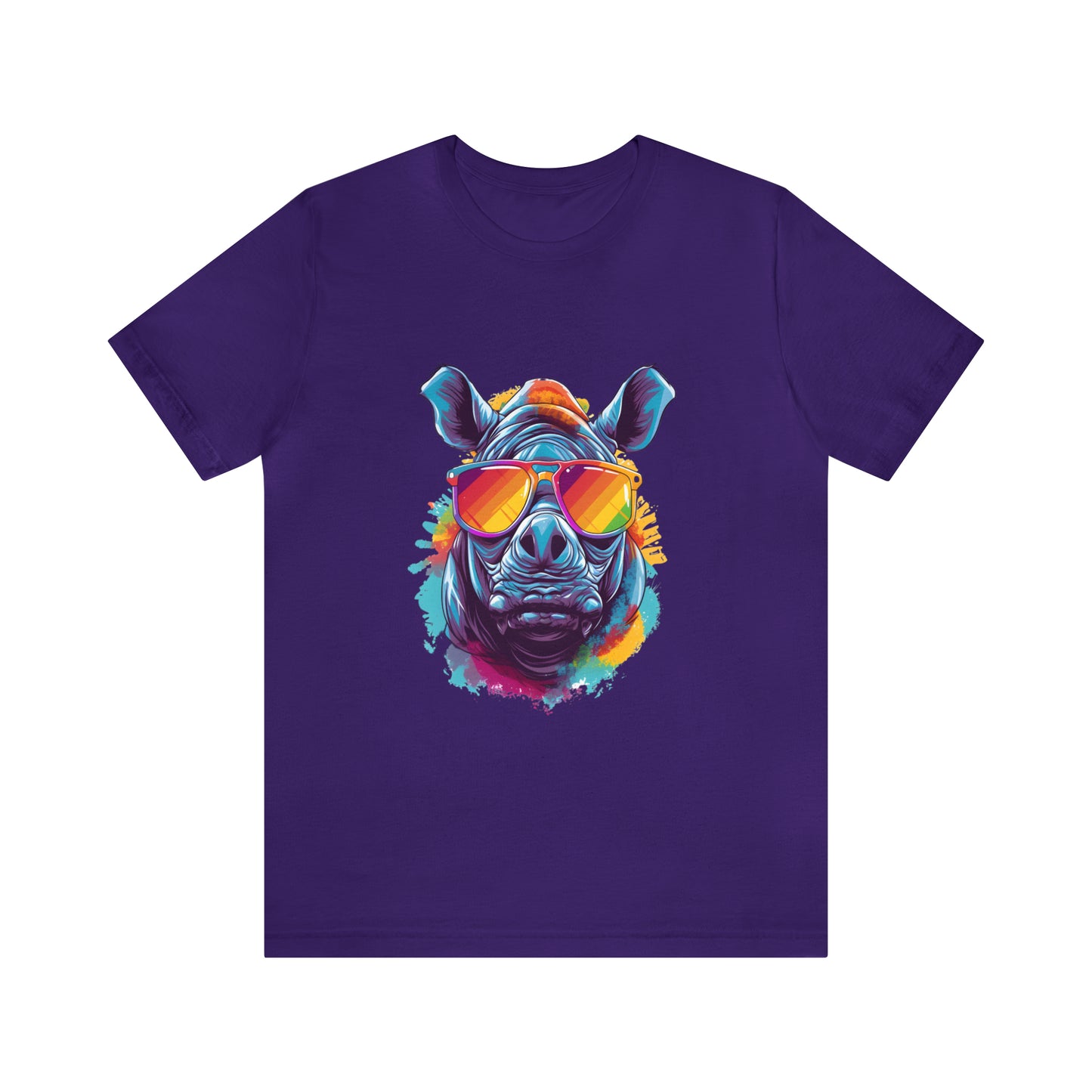 Unisex Jersey Short Sleeve Tee (Summer Rhino)