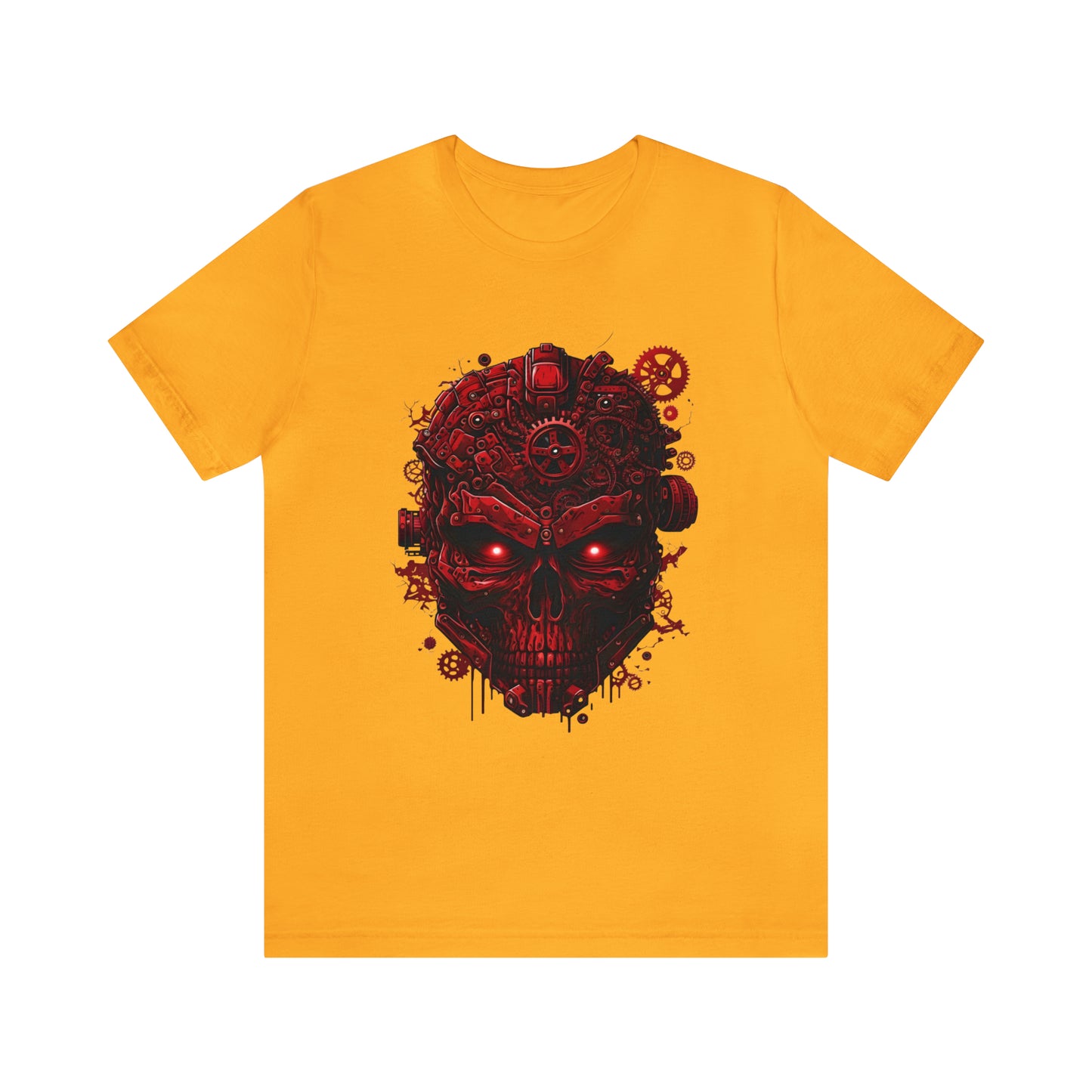 Unisex Jersey Short Sleeve Tee (Red Skull)