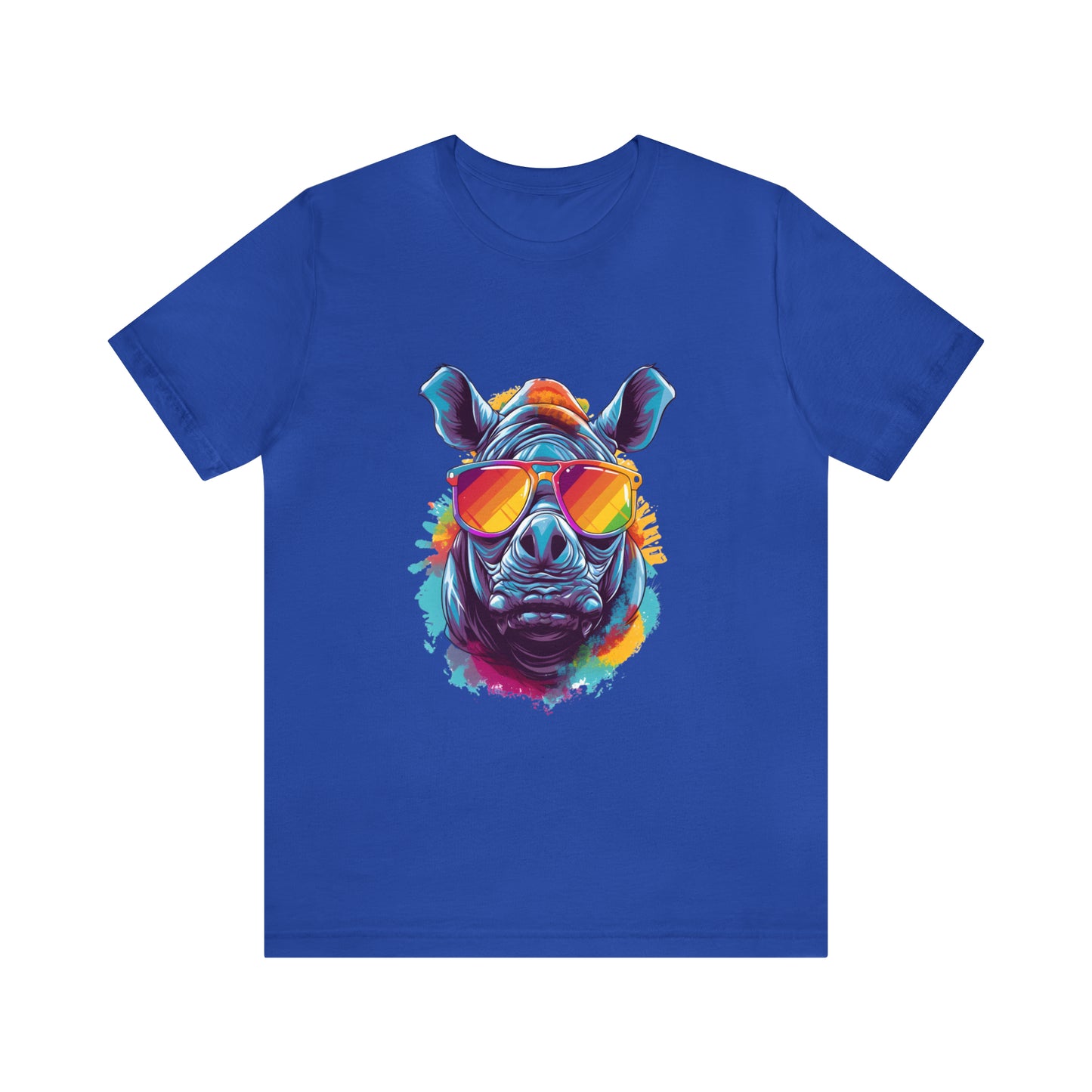 Unisex Jersey Short Sleeve Tee (Summer Rhino)