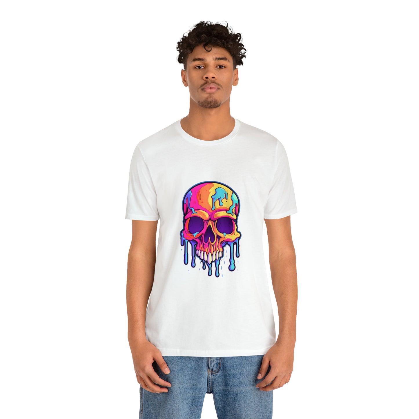 Kaleidoscope Cadaver: Color Burst Skeleton Tee