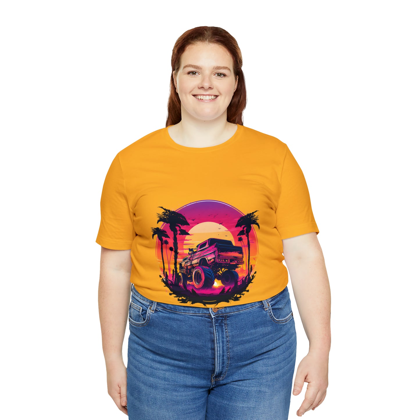 Unisex Jersey Short Sleeve Tee (Monster Truck)