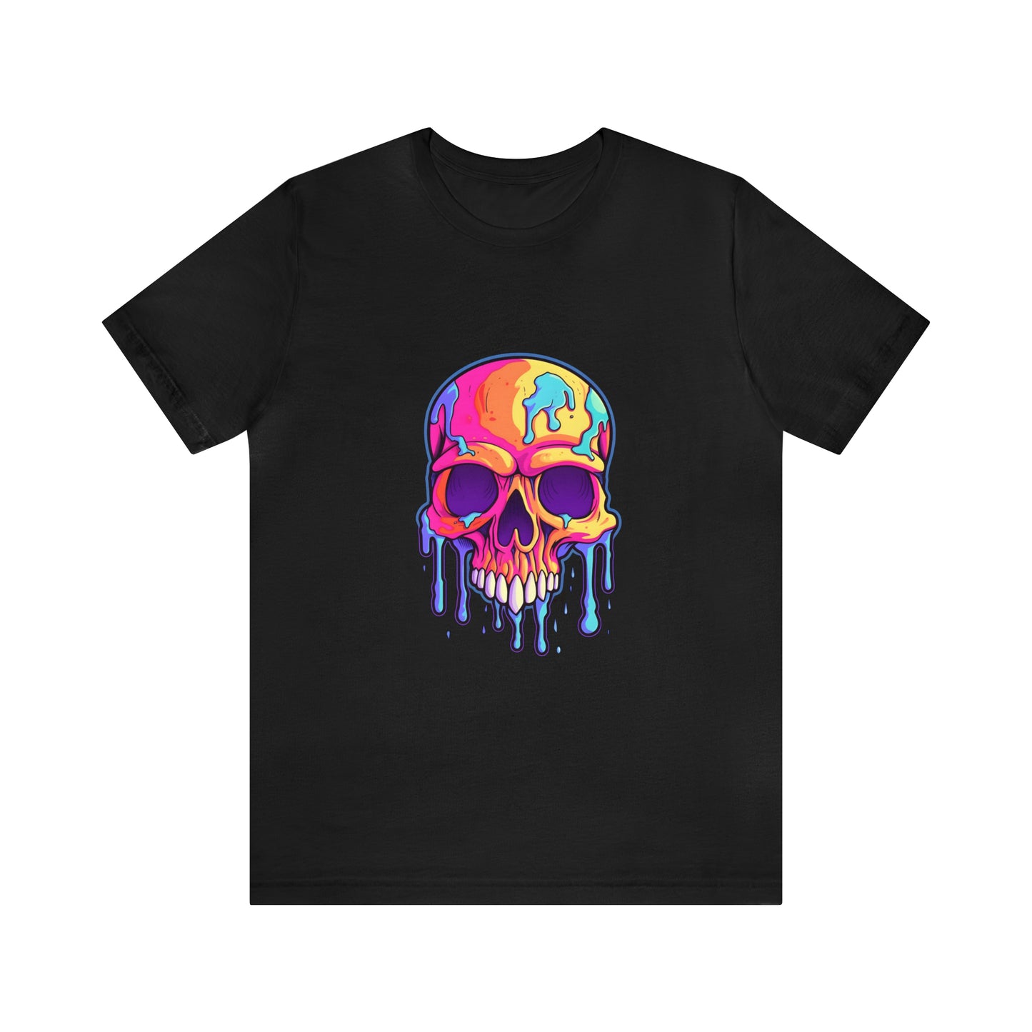 Kaleidoscope Cadaver: Color Burst Skeleton Tee