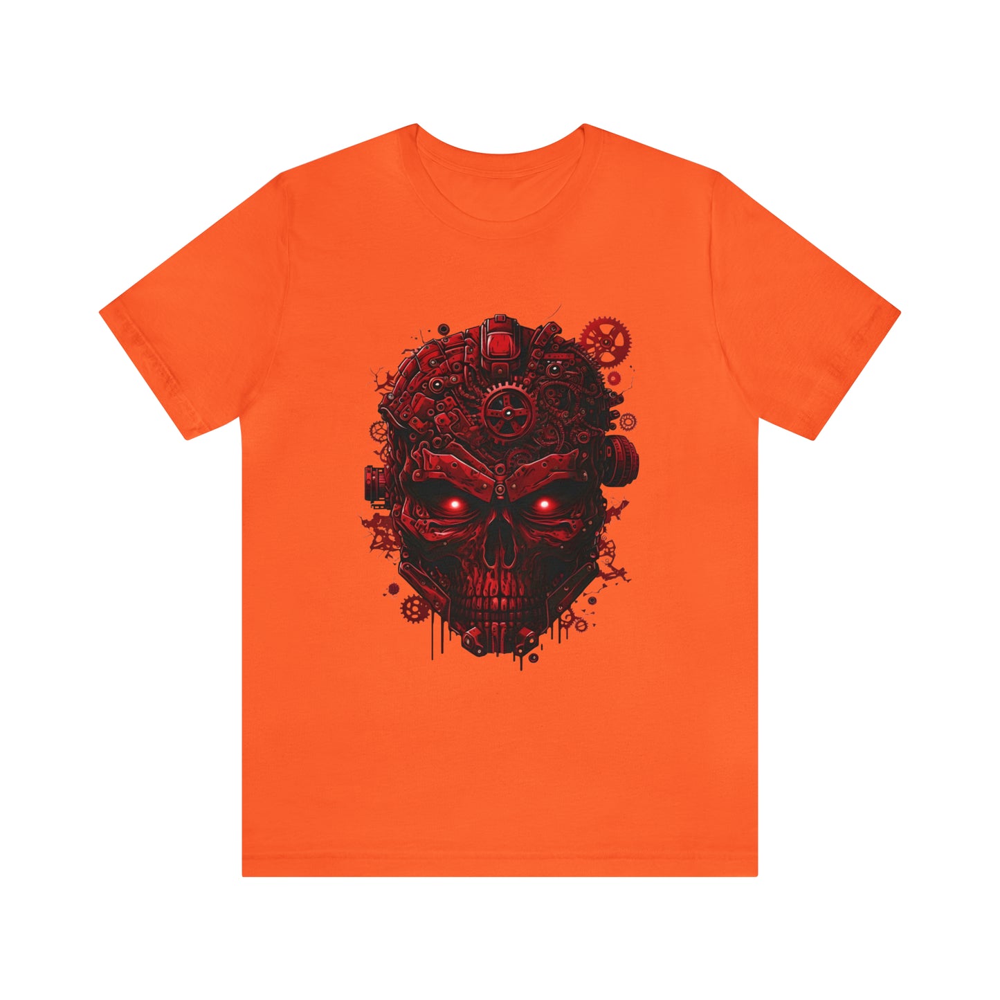 Unisex Jersey Short Sleeve Tee (Red Skull)