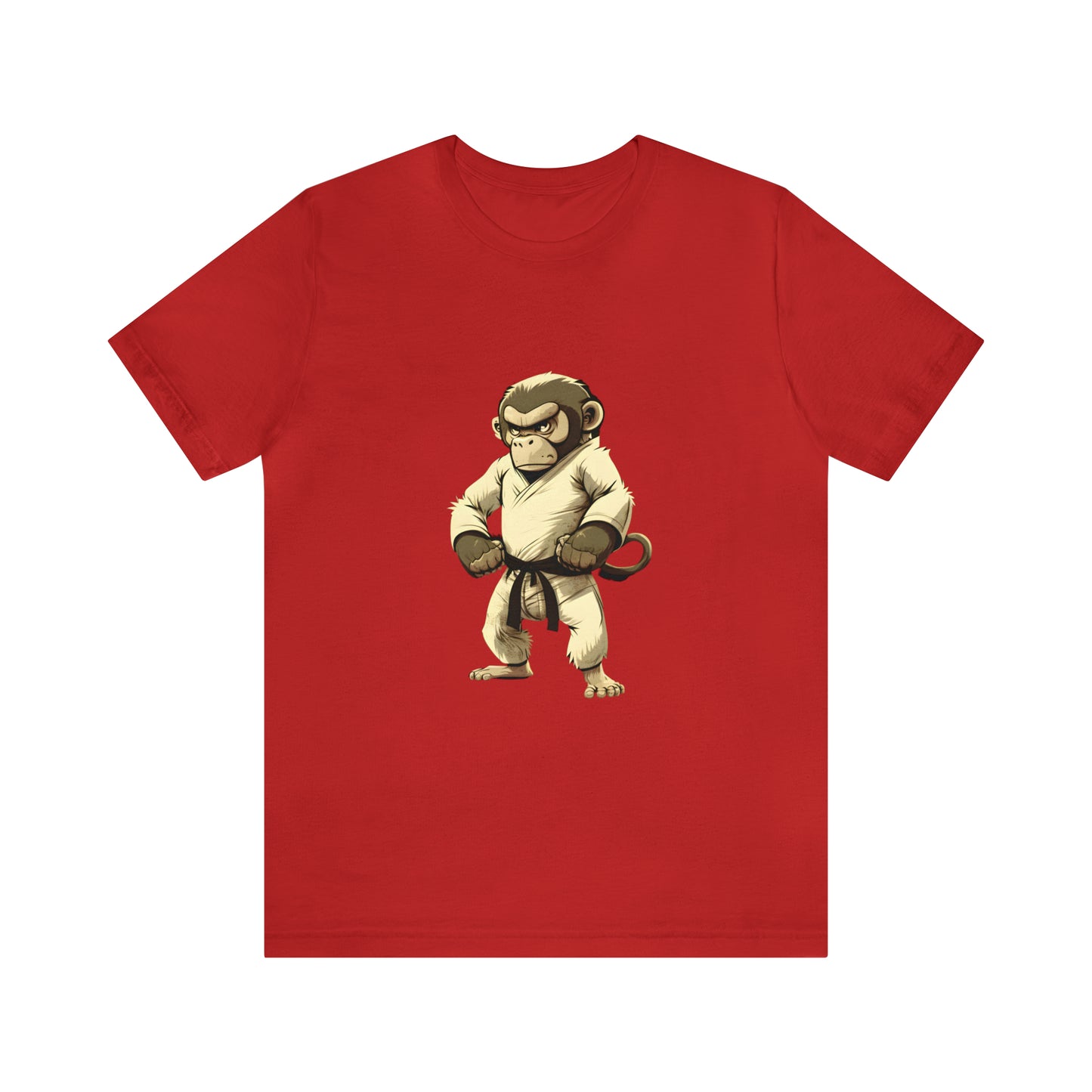 Unisex Jersey Short Sleeve Tee (Karate Monkey)