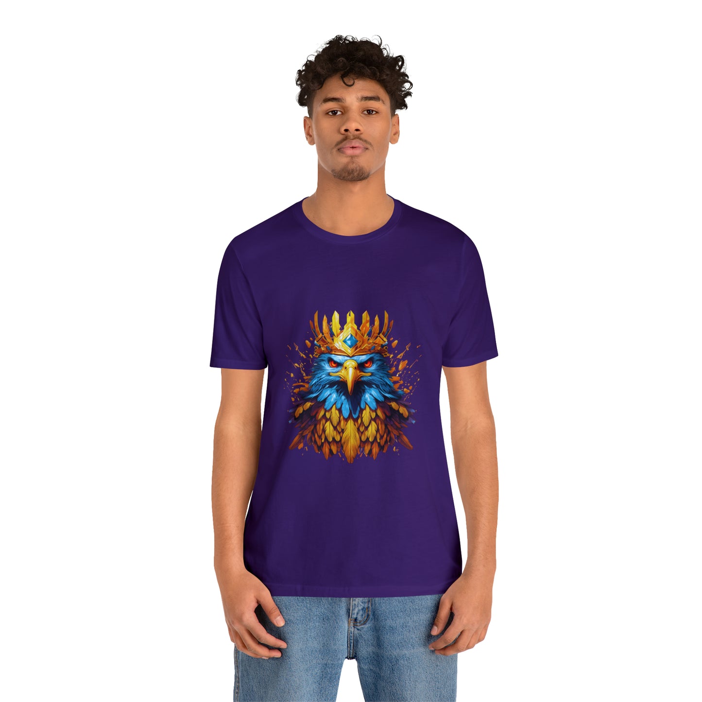 Unisex Jersey Short Sleeve Tee (Eagle with crown)