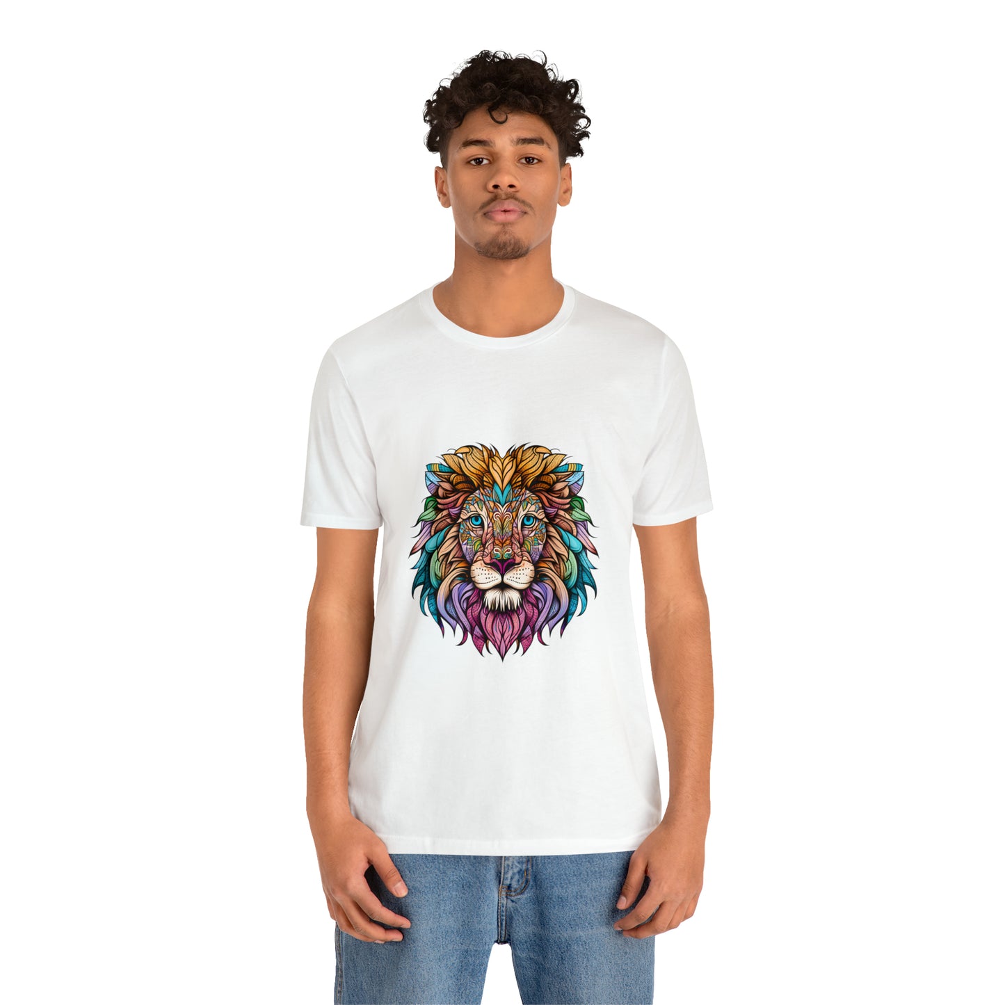 Unisex Jersey Short Sleeve Tee (Lion)