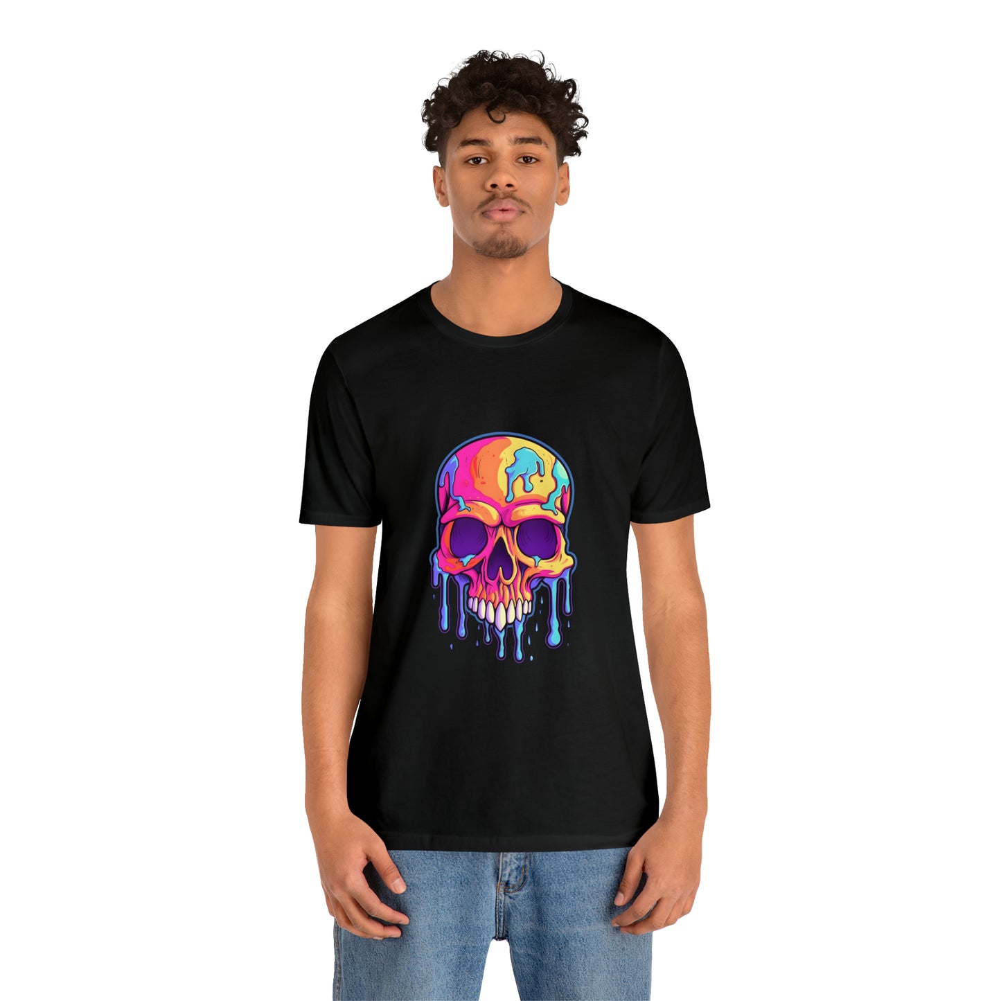 Kaleidoscope Cadaver: Color Burst Skeleton Tee