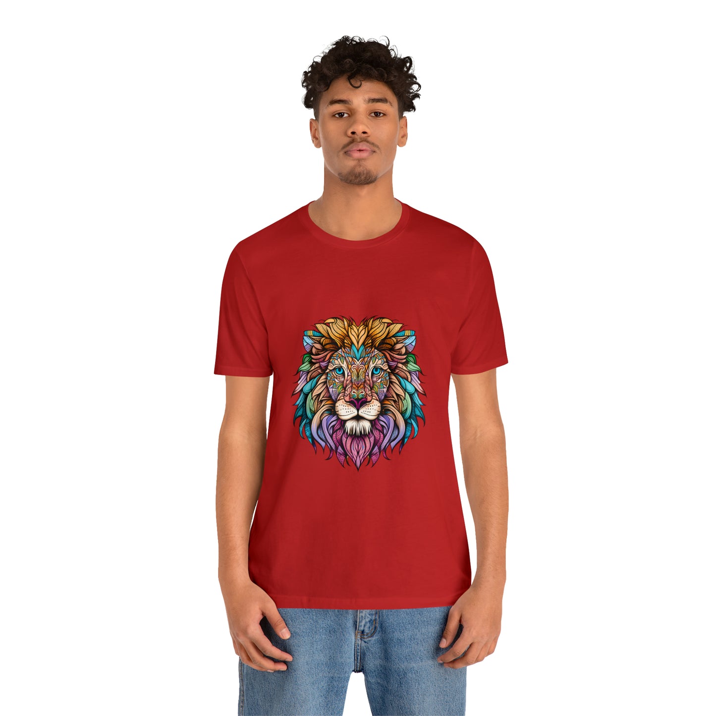 Unisex Jersey Short Sleeve Tee (Lion)