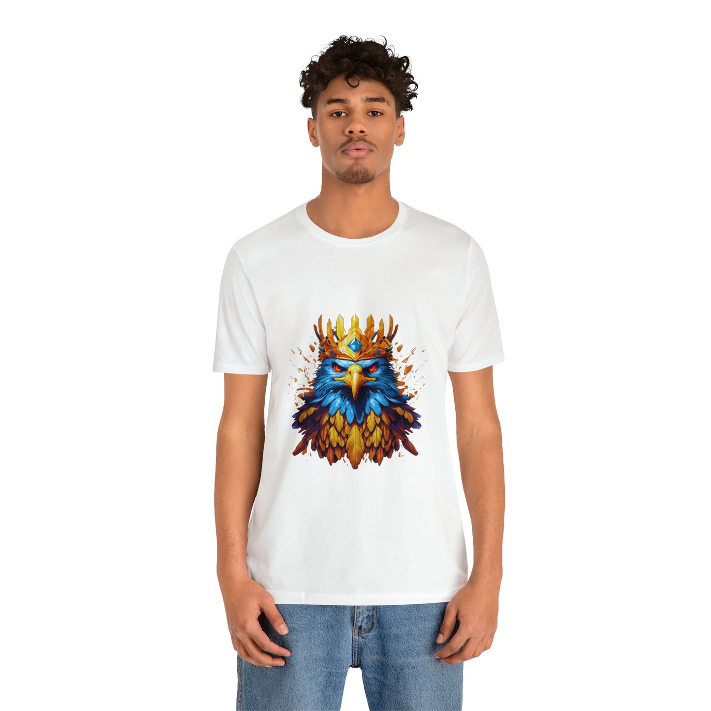 Unisex Jersey Short Sleeve Tee (Eagle with crown)