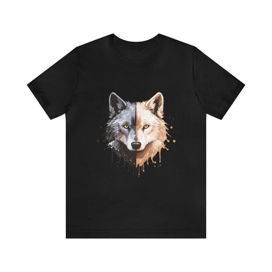 Unisex Jersey Short Sleeve Tee (Wolf Graffiti)