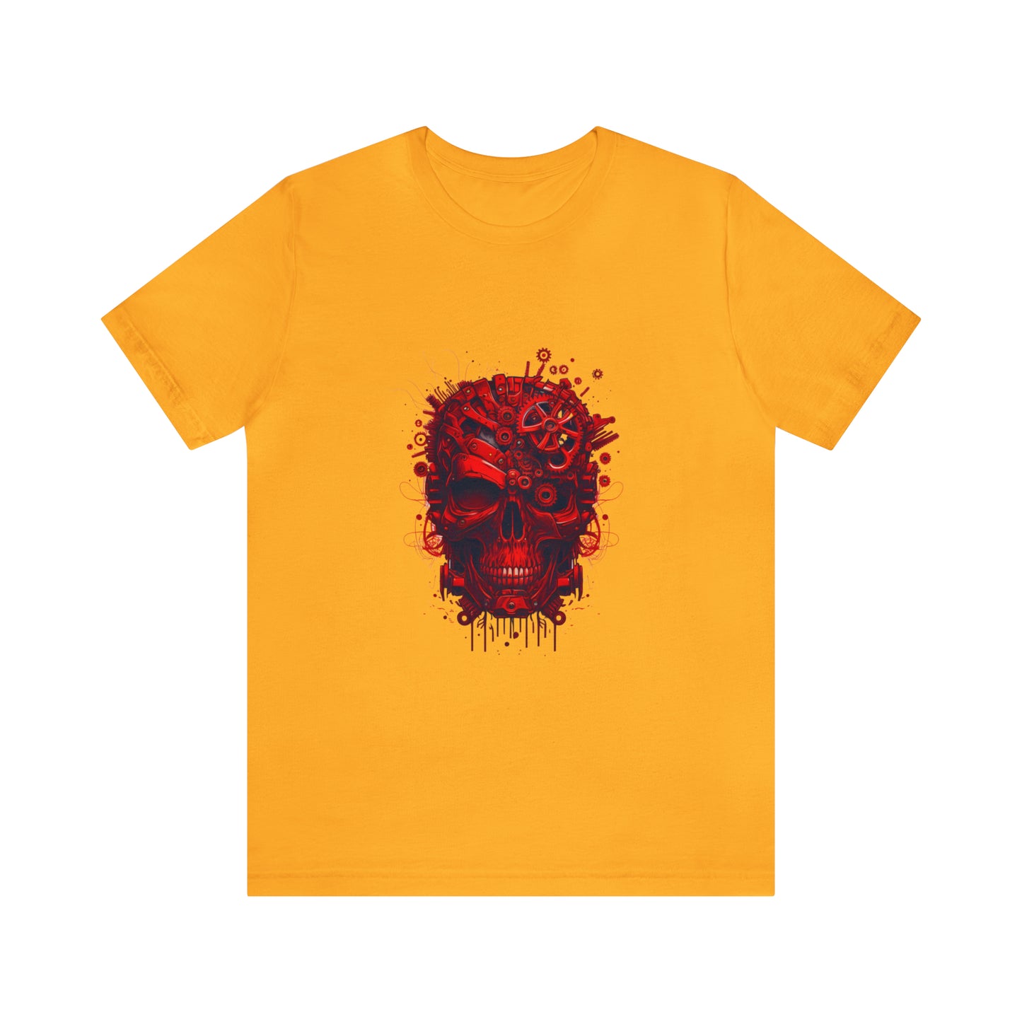 Unisex Jersey Short Sleeve Tee (Red Skull)