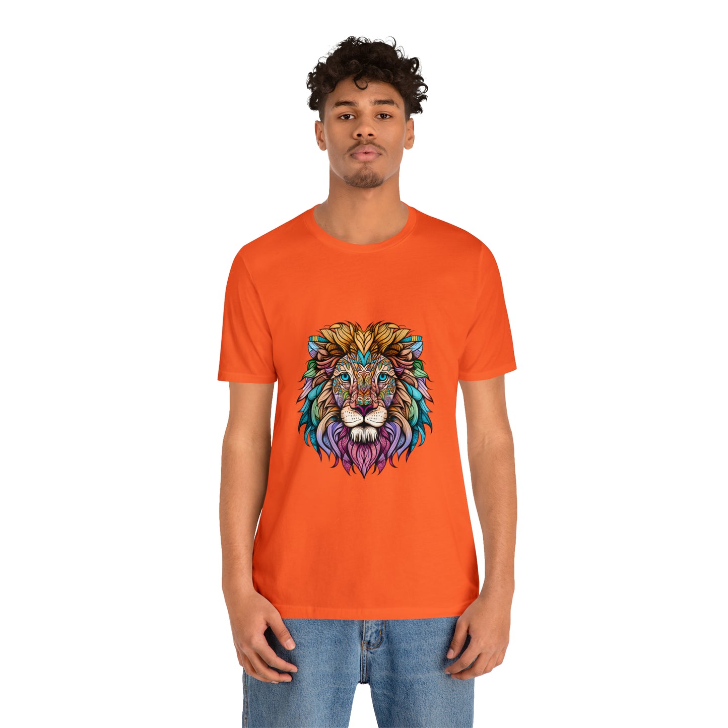 Unisex Jersey Short Sleeve Tee (Lion)