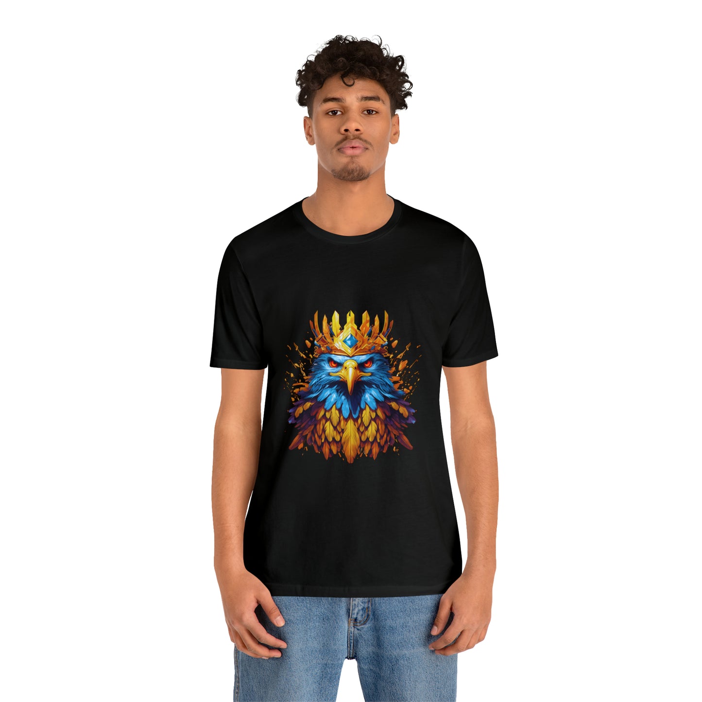 Unisex Jersey Short Sleeve Tee (Eagle with crown)