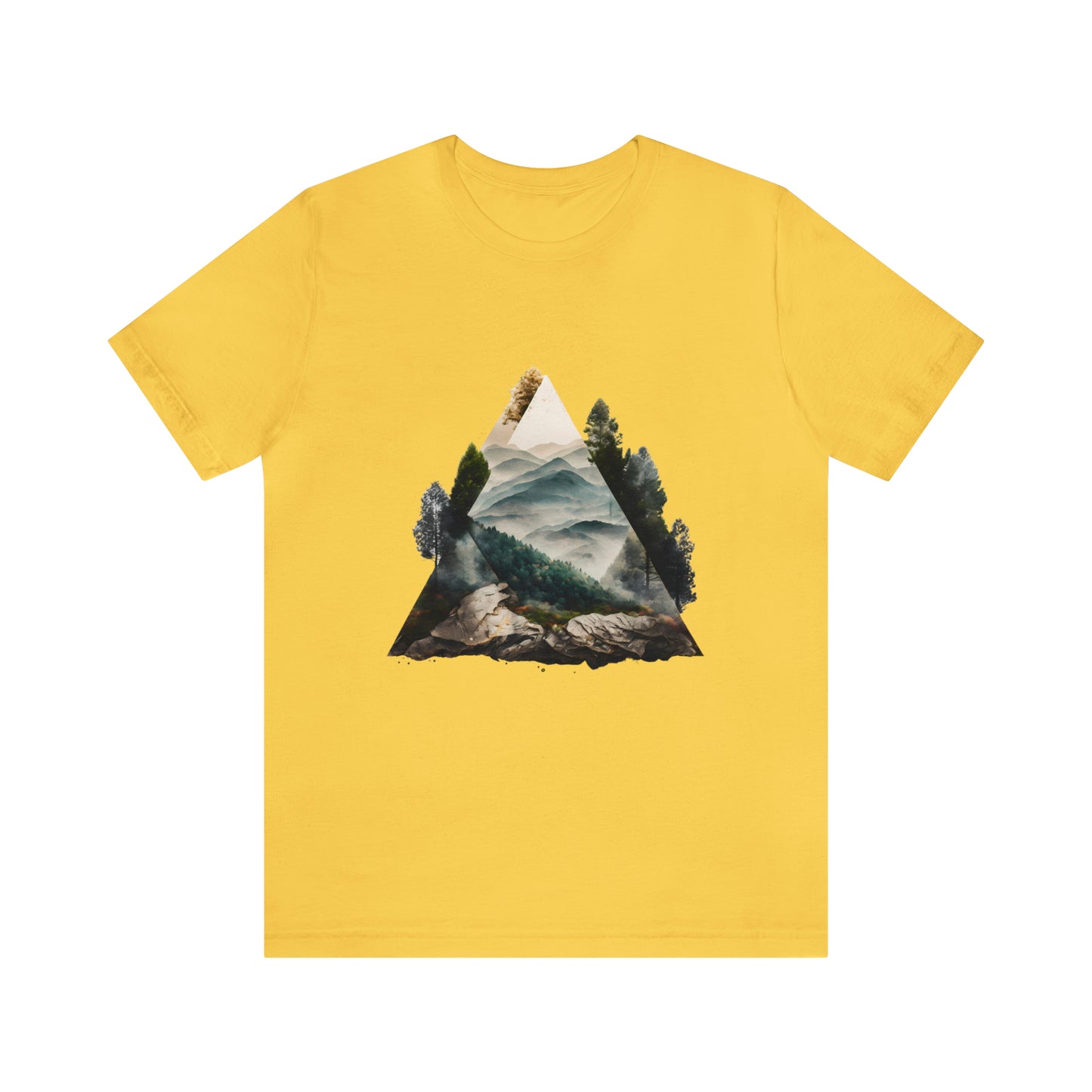 Unisex Jersey Short Sleeve Tee (Triangle Tree Valley)