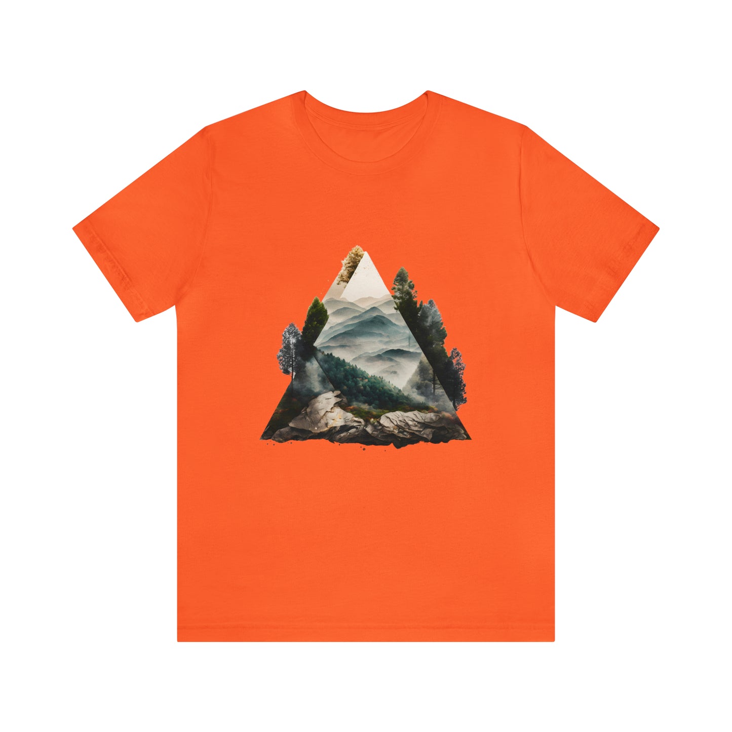 Unisex Jersey Short Sleeve Tee (Triangle Tree Valley)