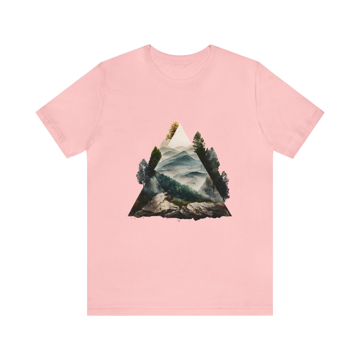 Unisex Jersey Short Sleeve Tee (Triangle Tree Valley)