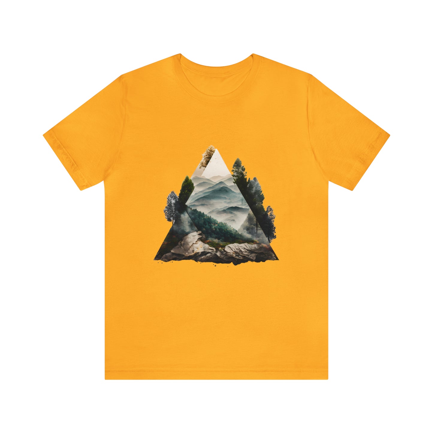 Unisex Jersey Short Sleeve Tee (Triangle Tree Valley)